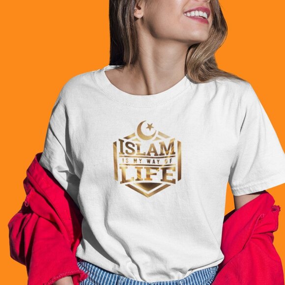 Islam is My Way of Life T-Shirt | Islam Statement Shirt Ramadan Kareem Shirt - Picture 9 of 10